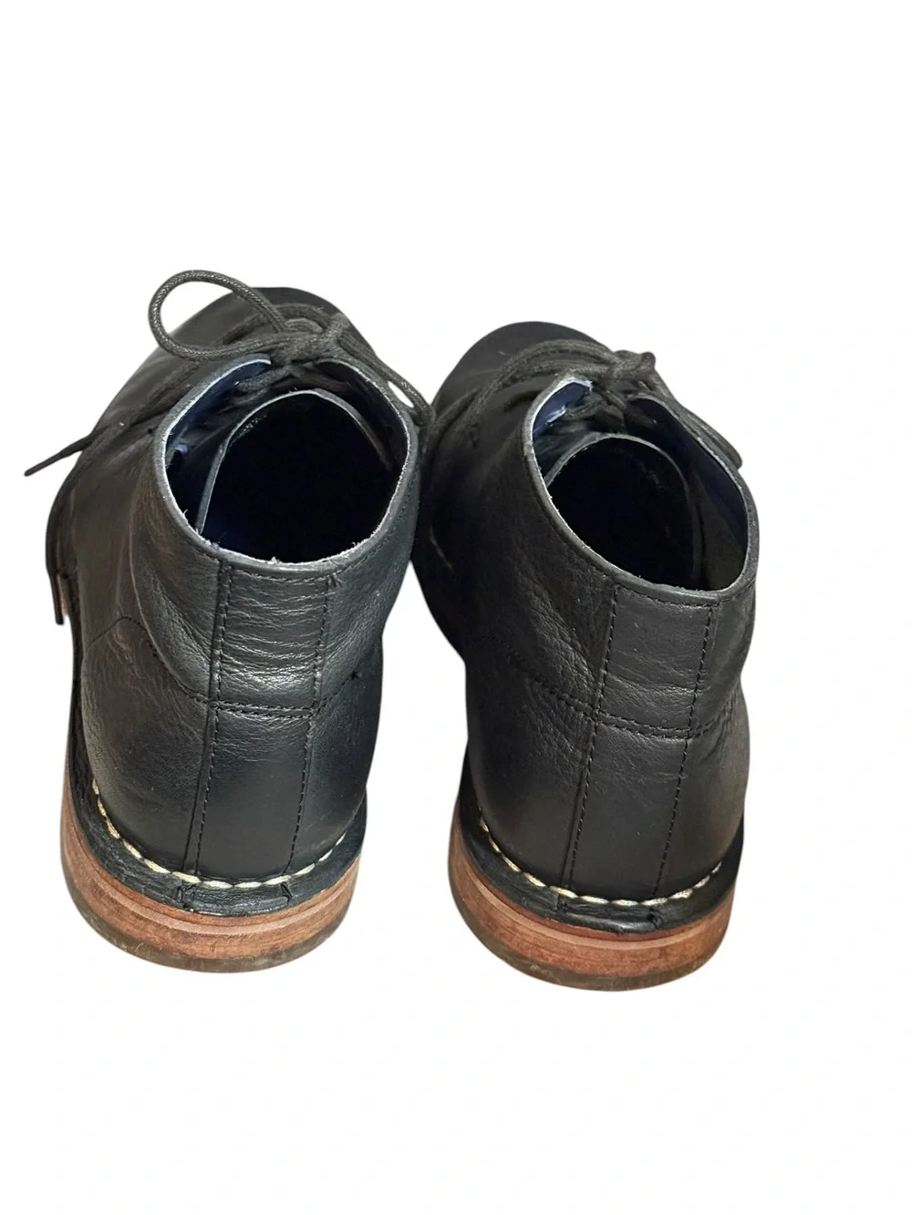Cole Haan Leather Chukka Desert Boots Black Men’s 10M